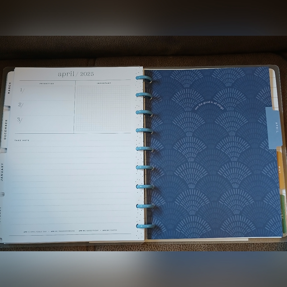 The Happy Planner classic sized 12 month planner Fresh Kitchen Flowers - Picture 13 of 16